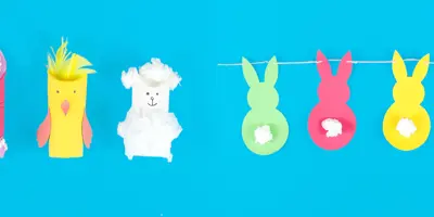 Zwei einfache Kinder-Bastelideen für Ostern